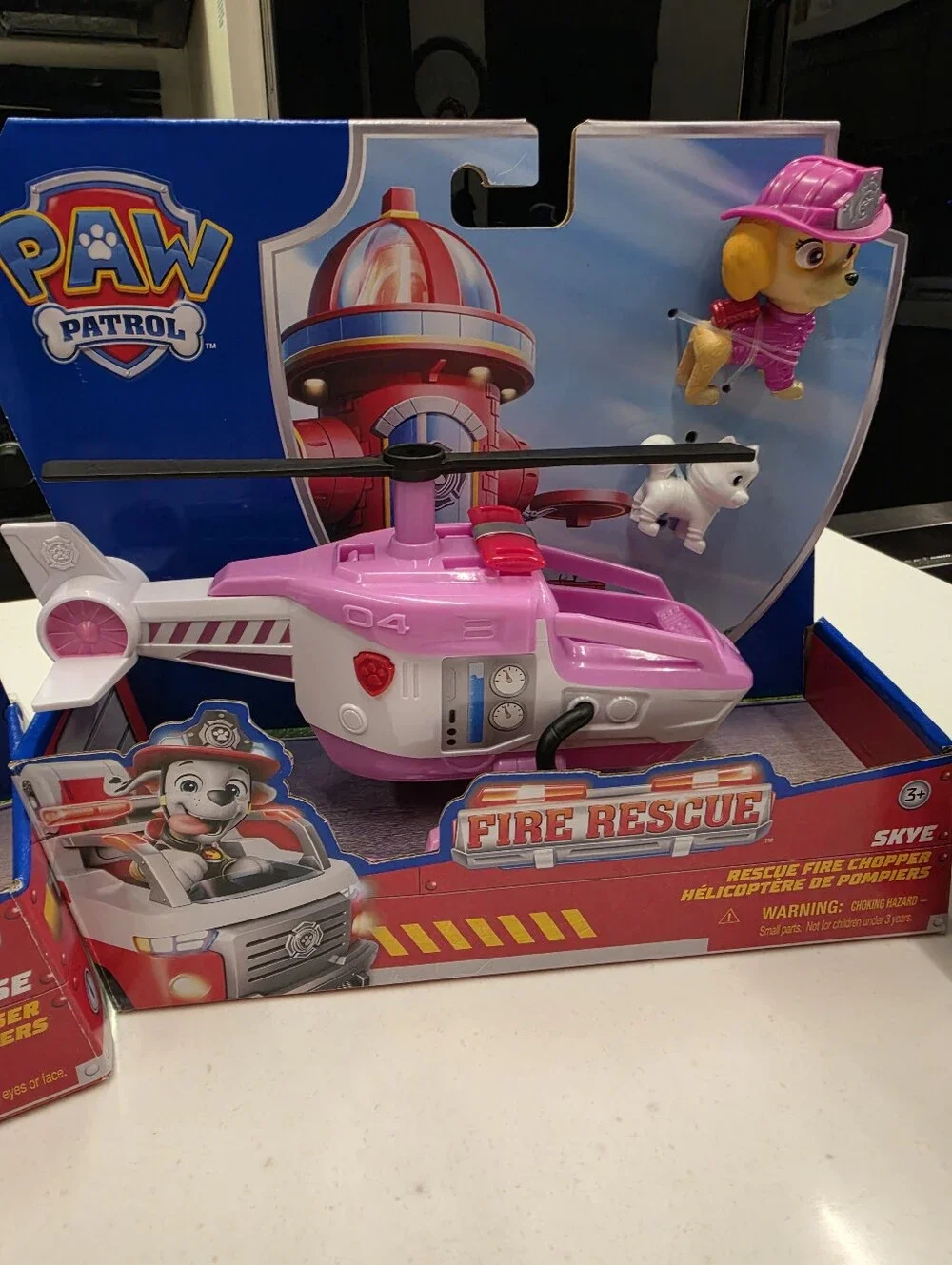 Set Of 3 NEW Paw Patrol Fire Rescue Play Sets Ft. Skye,Chase,and Marshall